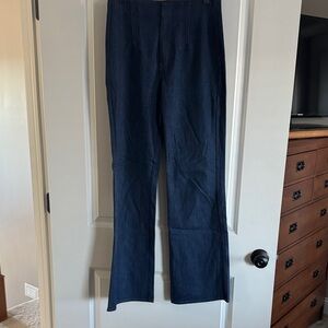 White House Black Market Navy High-Rise Pants